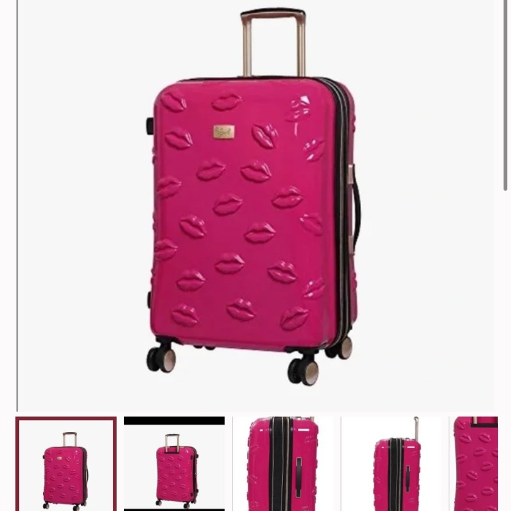 **IN SEARCH OF**  IT GIRL SMOOCH LUGGAGE HOT PINK SIZE MEDIUM 26”